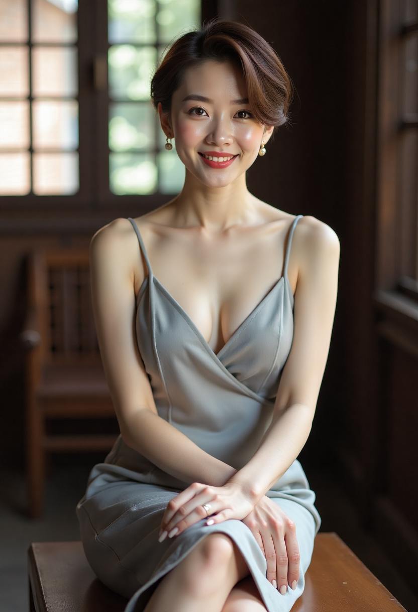 学校走廊中的孩子与家长